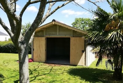 Garage Beton Aspect Bois 5